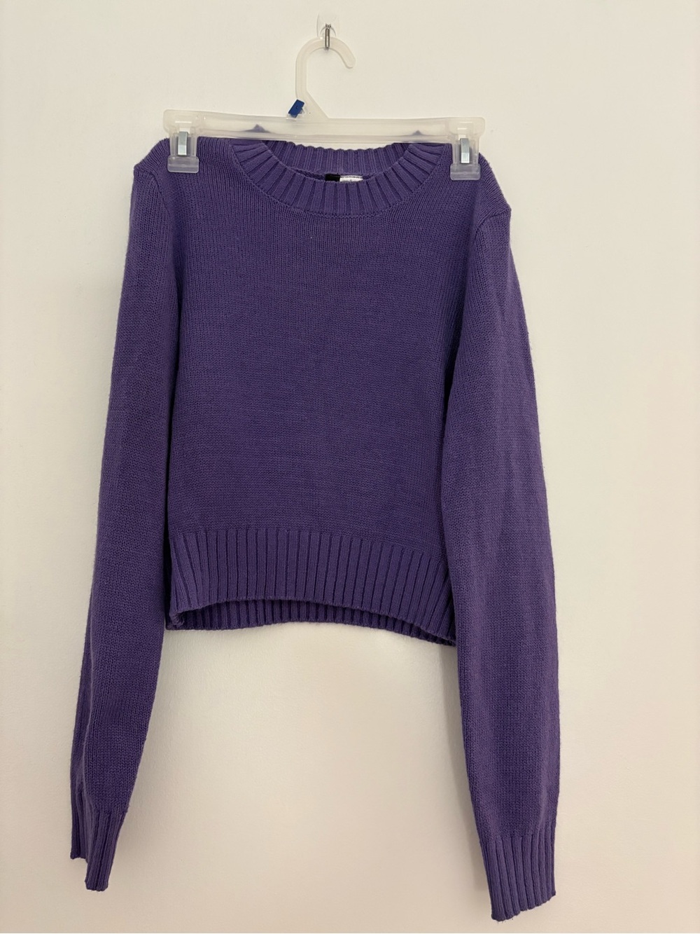H&M Purple Crewneck Sweater